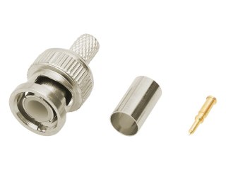 1582# Wtyk bnc 75ohm zaciskany rg59 cu