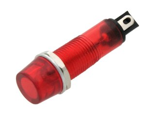 2519# Kontrolka neonowa 6mm (czerwona) 230v