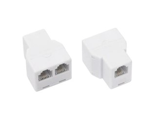3309# Rozgałęźnik telefoniczny gniazdo-2gniazdo mod 6p4c