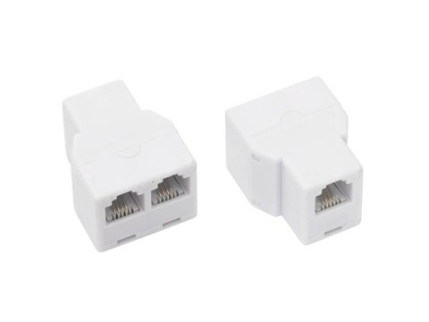 3309# Rozgałęźnik telefoniczny gniazdo-2gniazdo mod 6p4c
