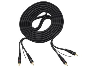 4457# Przyłącze 2xrca 6mm 10m złote + sterowanie