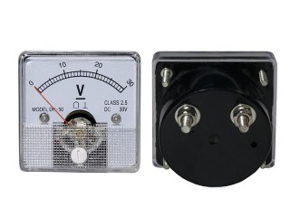 51-230# Miernik analogowy voltomierz kwadrat 30v