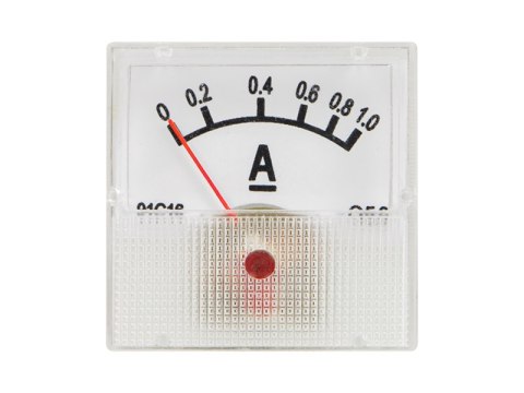 51-501# Miernik analogowy amperomierz kwadrat mini 1a + bocznik