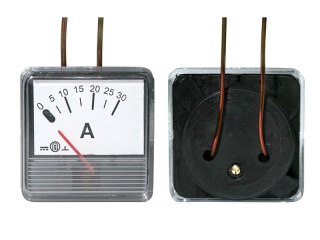 51-730# Miernik analogowy amperomierz 30a kwadrat polski