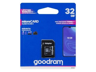 66-225# Karta microsdhc 32gb+adapter sd cl10 goodram uhs-i