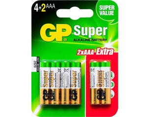 8724# Bateria alkaliczna aaa 1.5 lr3 gp super 6szt