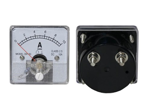 9658# Miernik analogowy amperomierz kwadrat 10a + bocznik