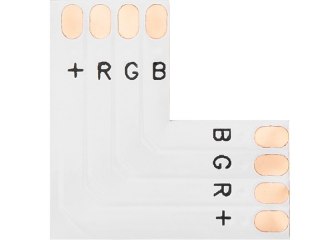 4863# Konektor do taśm led typu "l" 10mm rgb
