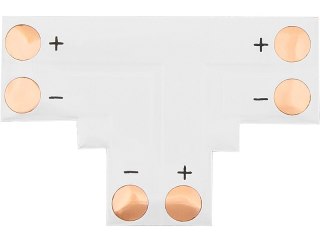 4868# Konektor do taśm led typu "t" 10mm 2pin