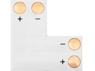 4909# Konektor do taśm led typu "l" 10mm 2pin