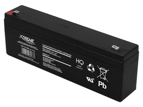 82-221# Akumulator żelowy 12v 2.3ah xtreme 177x64x35_4,8