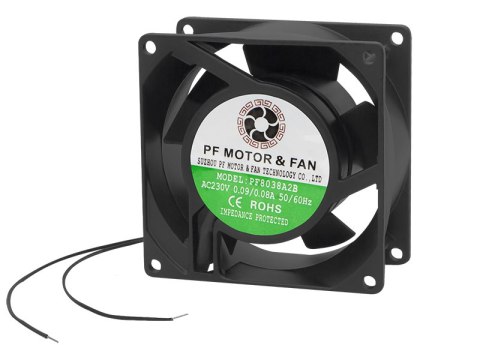 85-926# Wentylator 80x38mm 230v 8038fd kulkowy