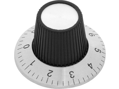 8809# Gałka potencjometru ze skalą średnica 24mm