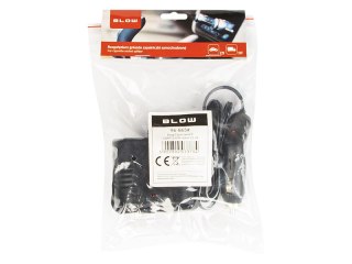96-865# Rozgałęźnik zapalniczki samochodowej 1xwtyk /2xgniazdo +kabel cs-24