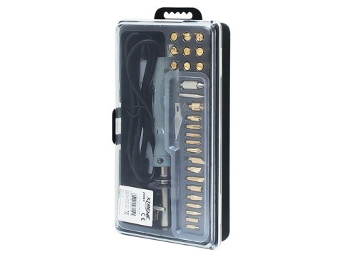 2900# Lutownica 10w/30w zestaw z grotami zd972g wypalarka