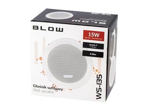 30-715# Głośnik sufitowy ws-135 100mm 15w/8ohm biały