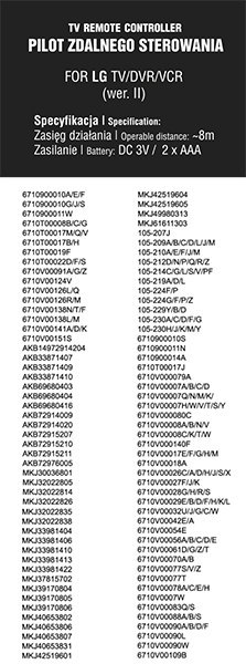 3973# Pilot lcd lg ii blister