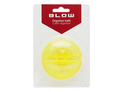 42-101# Organizer kabli - nawijacz żółty