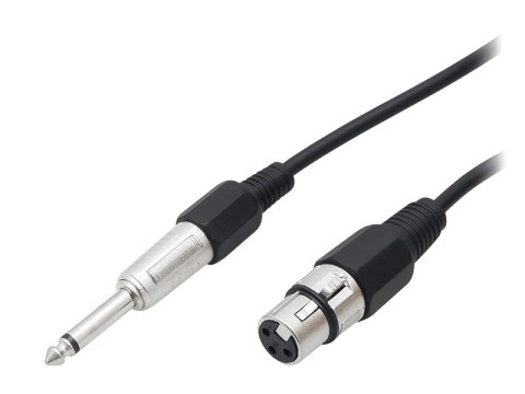 4363# Przyłącze wtyk 6,3mn-wtyk mikrofonowy xlr 10m