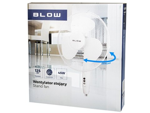 44-064# Wentylator stojący 16"/40cm 55w biały