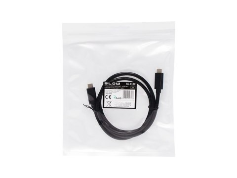 66-118# Przyłącze usb-c - usb-c 3.1 1,0m czarne