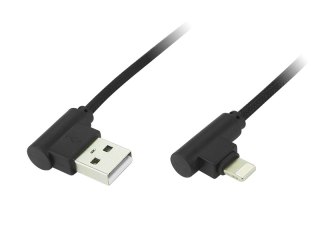 66-119# Przyłącze usb a -iphone 1,0m kątowe blister