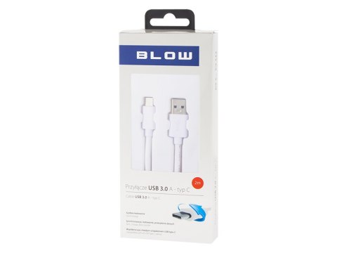 66-124# Przyłącze usb 3.0 a - usb-c 2m białe blister