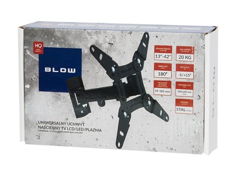 76-853# Uchwyt tv lcd hq 13"-42" typ x z przegubem