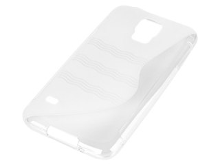 79-326# Etui samsung galaxy s5 przezroczyste "s"