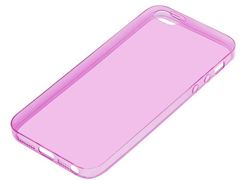 79-410# Etui iphone 5 różowe "u"