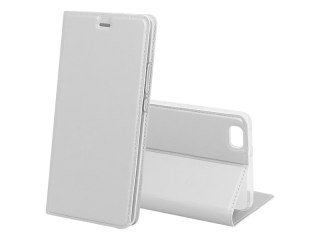 79-506# Etui huawei p8 lite srebrne " l"