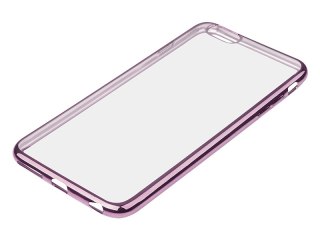 79-606# Etui iphone 6 6s plus różowe złoto "e"