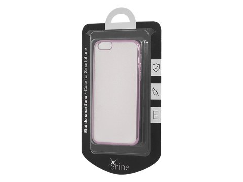 79-606# Etui iphone 6 6s plus różowe złoto "e"