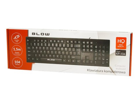 84-206# Klawiatura blow kp-106 usb czarna