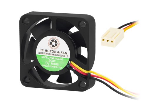 85-410# Wentylator 40x10mm 24v ślizgowy 3-przewodowy