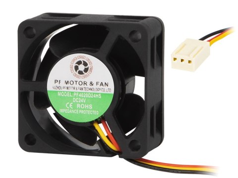 85-414# Wentylator 40x20mm 24v ślizgowy 3-przewodowy