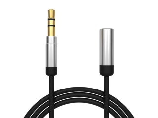 91-280# Przedłużacz jack 3,5mm 2,5m prosty hq