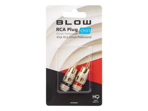 93-553# Wtyk rca cinch ch31 professional śr.5mm