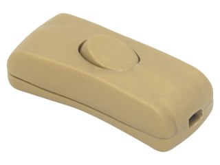 97-024# Przełącznik przelotowy pp15 złoty 230v