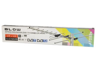 21-043# Antena dvb-t atd33s vhf/uhf mux8 kierunkowa pasywna