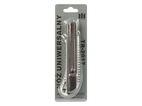 2686# Nożyk łamany 18mm metalowy introligatorski blow