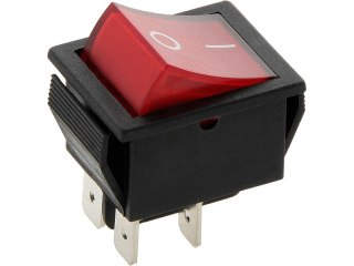 3078# Przełącznik mk621 czerwony 230v podświetlany