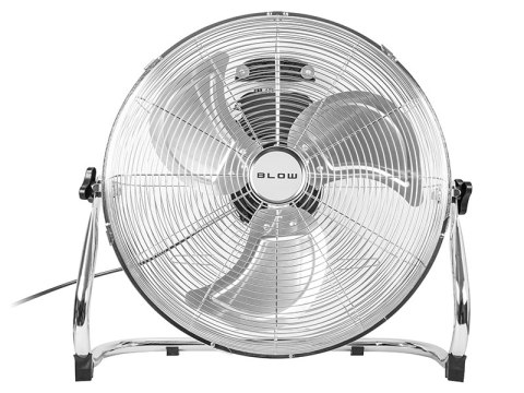 44-065# Wentylator podłogowy 18"/45cm 200w cyrkulator srebrny