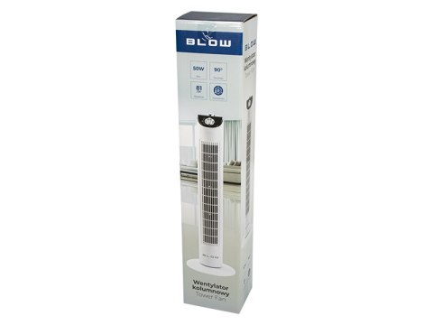 44-073# Wentylator kolumnowy 80w biały