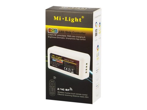 70-802# Odbiornik sterowania led rgb rf 144w 4-zone ściemniacz, pilot dotykowy
