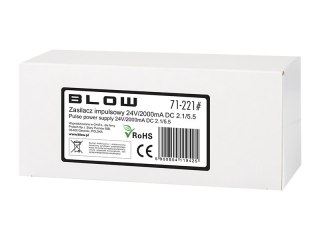 71-221# Zasilacz impulsowy 24v/2000ma 2,1/5,5