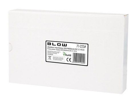 71-223# Zasilacz impulsowy 24v/4000ma 2,1/5,5