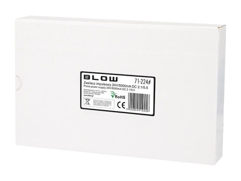 71-224# Zasilacz impulsowy 24v/5000ma 2,1/5,5
