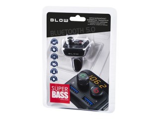 74-153# Transmiter fm blow bt zestaw głośnomówiący + bass
