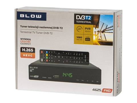 77-060# Dekoder tuner dvb-t2 blow 4625fhd opakowanie v2